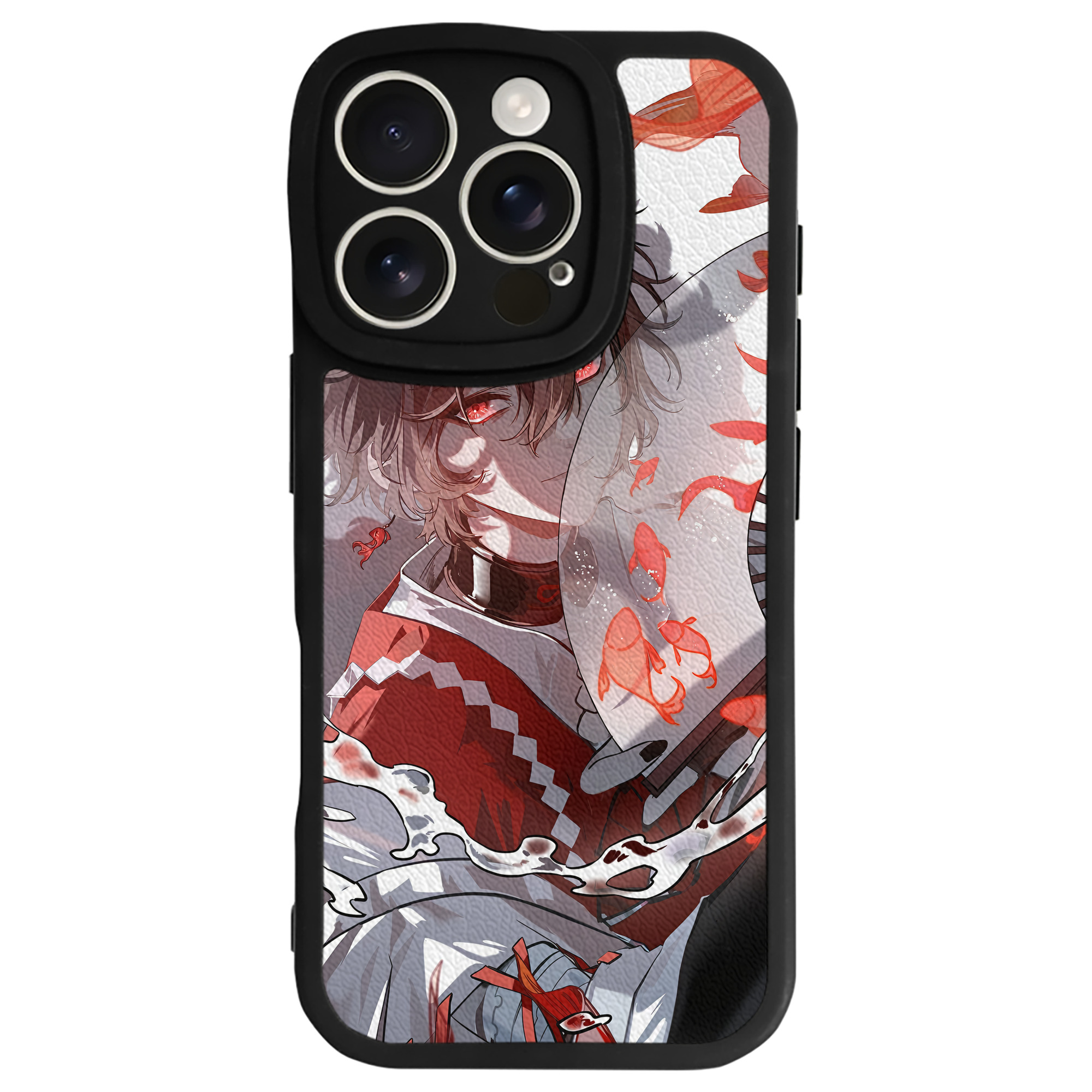 （画像用） 文豪ストレイドッグス Bungo Stray Dogs 【iPhone 16シリーズ対応】シリコンスマホケース（レザー調） 材質：シリコン